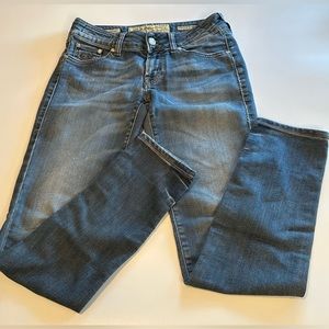 Jacob Cohen Tailored Jeans Women’s Size 29 Blue Hand Made in Italy J713 Low Rise